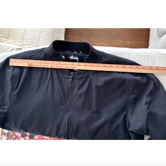 STUSSY Bamboo Bomber Jacket in Black - L - Picture 7 of 10